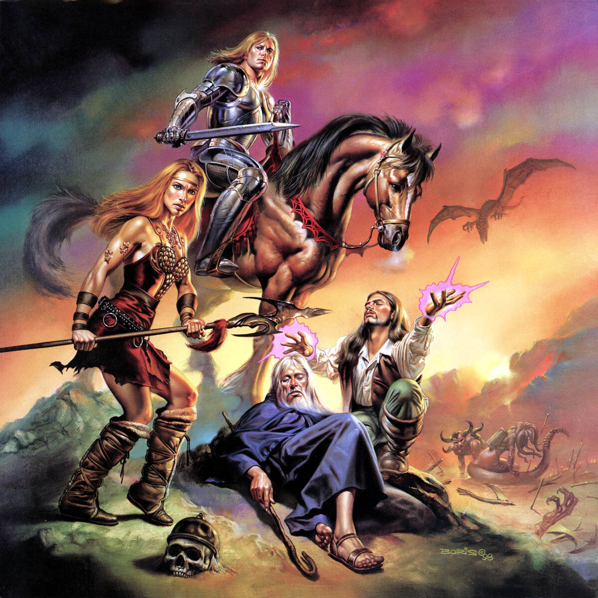 Boris Vallego. Might and Magic 1. Взято из открытых источников.
Приключенцы — они такие, да.