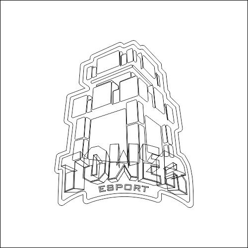 отрисованный в векторе логотип