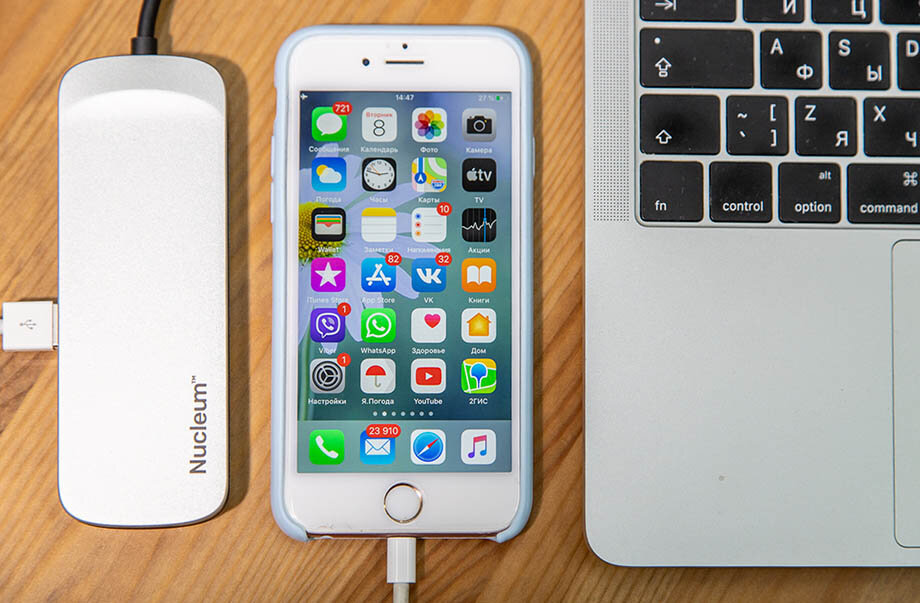 USB-C концентратор Kingston Nucleum