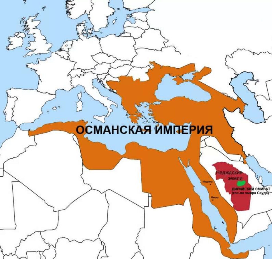 Карта османской империи на пике могущества на современной карте мира