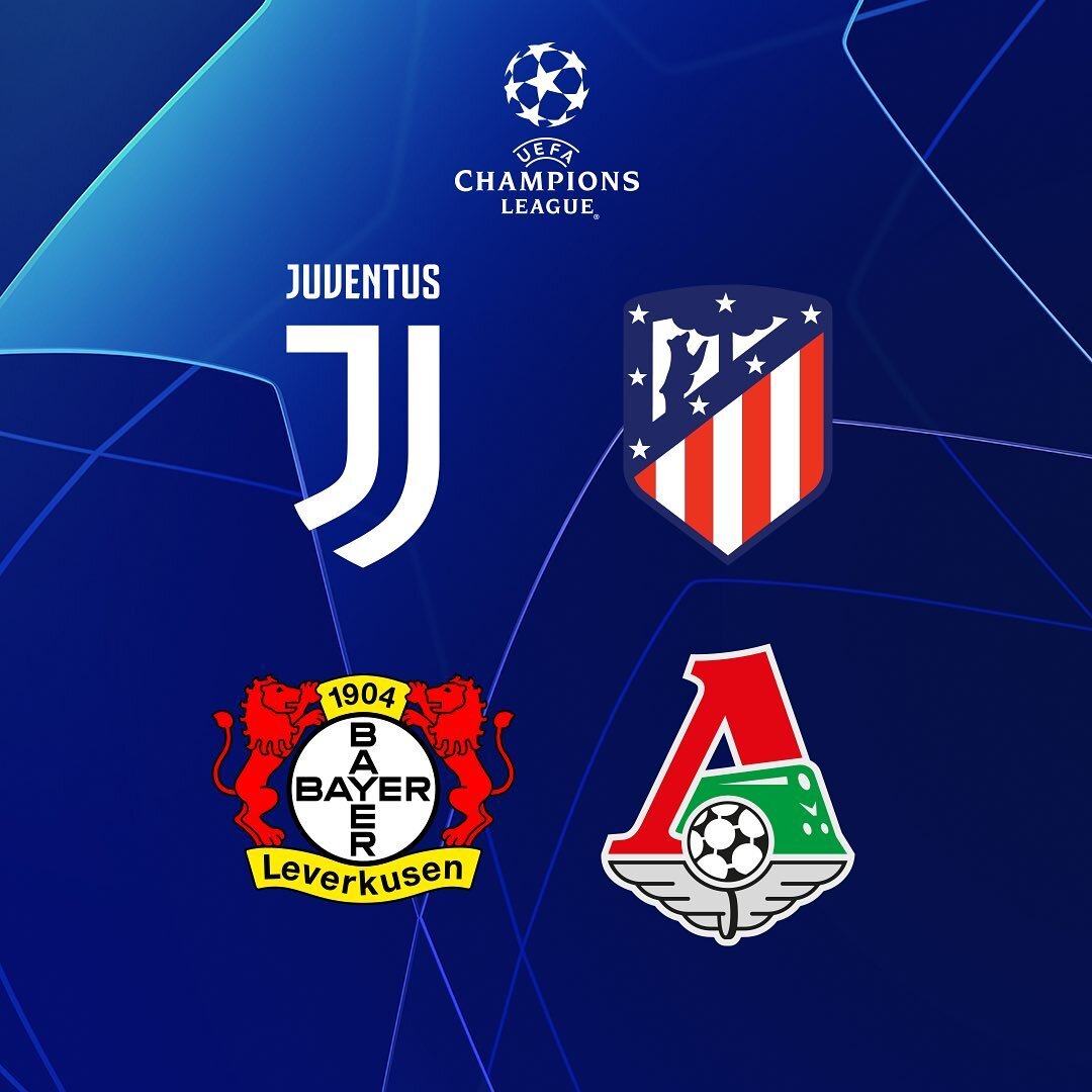 Группа D . Ювентус Турин,  Атлетико Мадрид,  Локомотив Москва, Байер Леверкузен