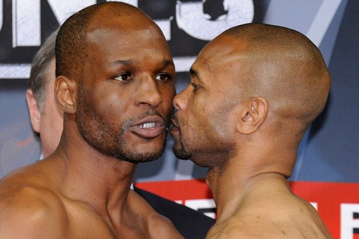 Рой Джонс и Бернард Хопкинс.