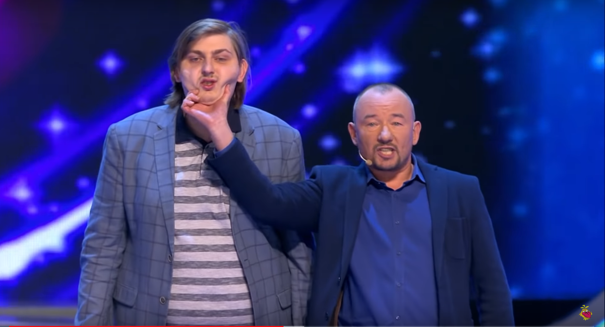 Артём Шейнин в приветствии команды КВН "Так-то".  (2-я 1/2 финала Высшей лиги, 2019)