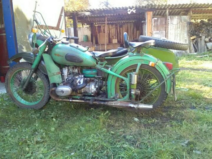 Советский мотоцикл Урал М 62, который мог догнать любую машину или ...