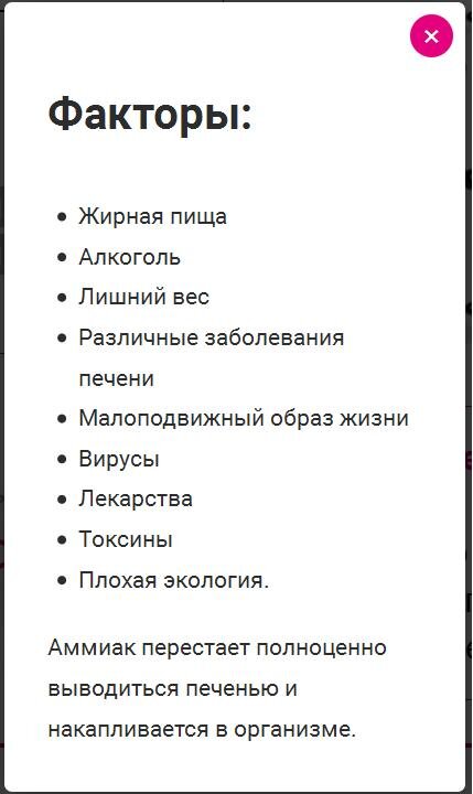 Неблагоприятные факторы для печени. Источник: тестпечени.рф