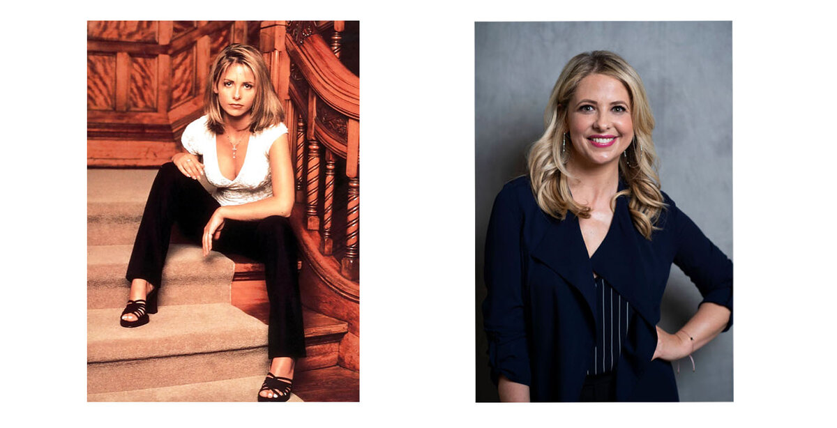 Сара Мишель Геллар тогда и сейчас