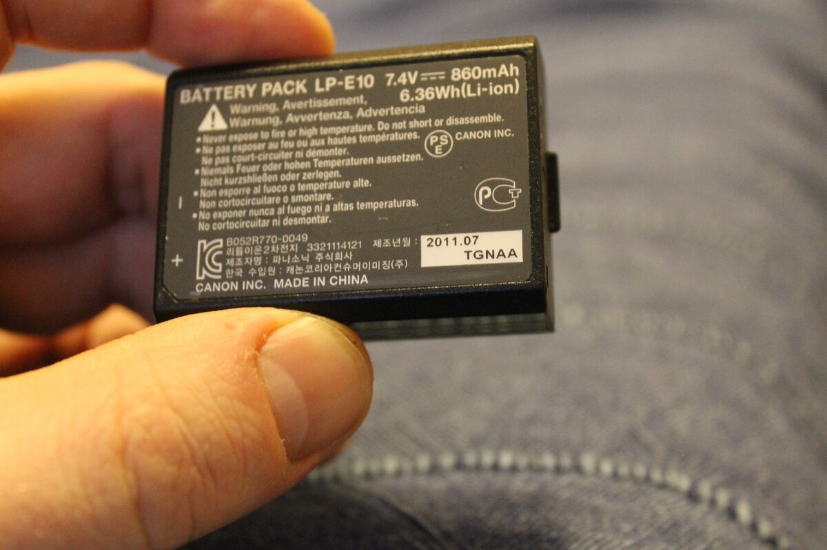 Дата рождения родной батарейки — июль 2011