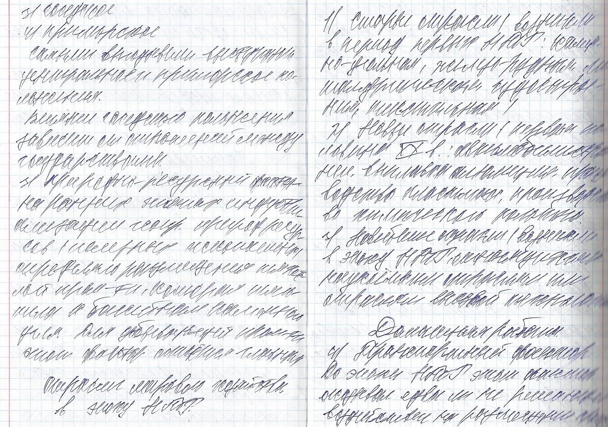 Мой почерк в средних классах школы. Кто рискнёт  прочитать, что написано!?
