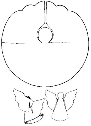 Шаблоны Ангелочков Для Вырезания Из Бумаги