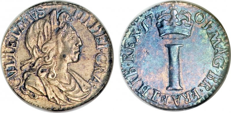 
Серебряный пенни Вильгельма III, принца Оранского (1689-1702)