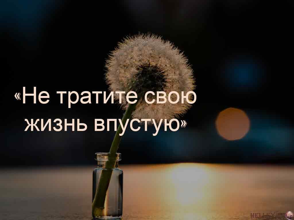 Используй жизнь. Не трать свою жизнь впустую. Тратить время впустую. Прожил жизнь впустую. Трата жизни впустую.