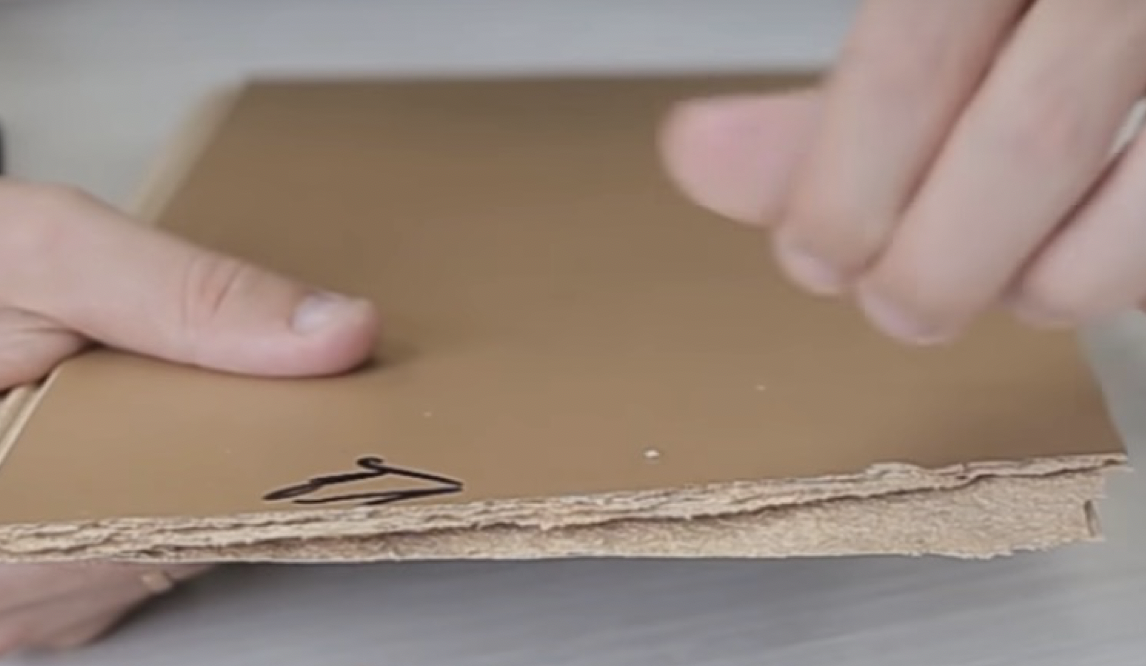 Ламинат в разрезе(разрыве)