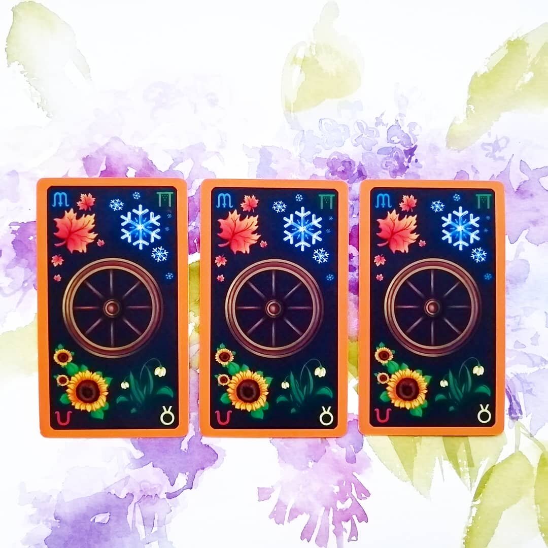 три варианта карт. Личное фото автора.