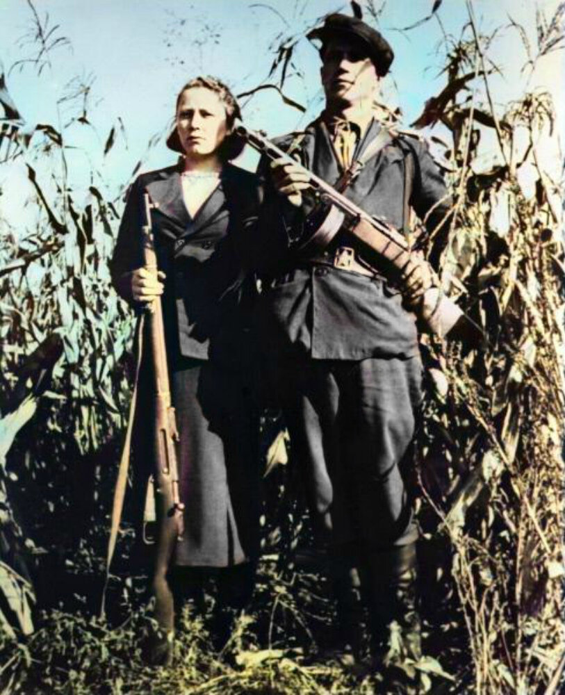 Партизаны Великой Отечественной войны. 1943 г.