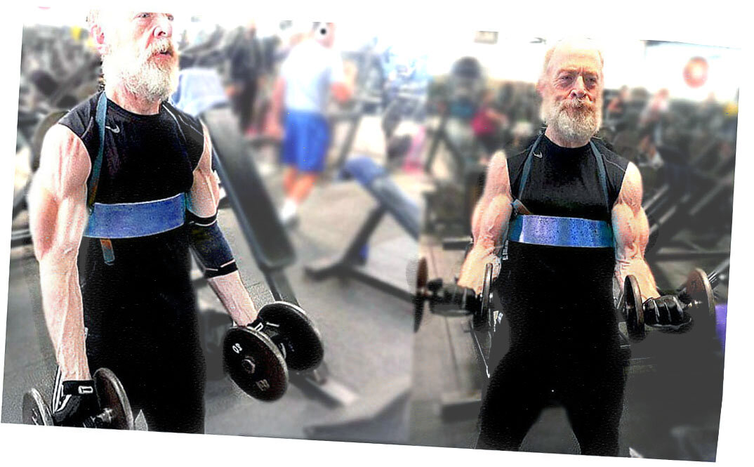 Мужик в 70 показывает отличные результаты