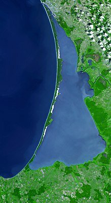 Куршская коса. Вид сверху.