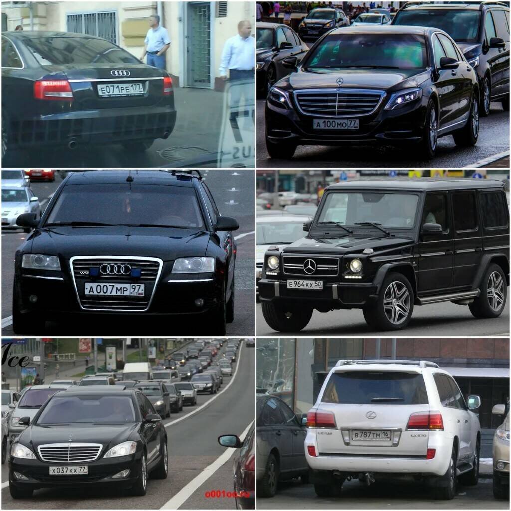Чаще всего, блатные номера встречаются у Мерседес, БМВ, Тойота, Ауди