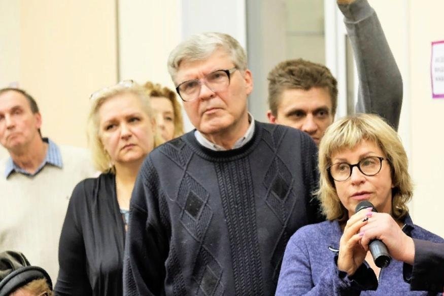 На публичных слушаний по проекту реновации в районе Покровское-Стрешнево. Источник: Facebook / Александр Соловьев 