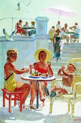Александр Дейнека. В Крыму. 1956 
