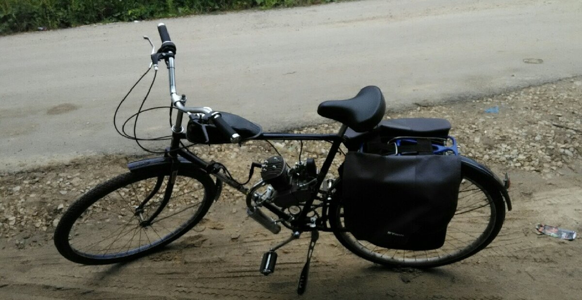 Мой первый мотовелосипед.