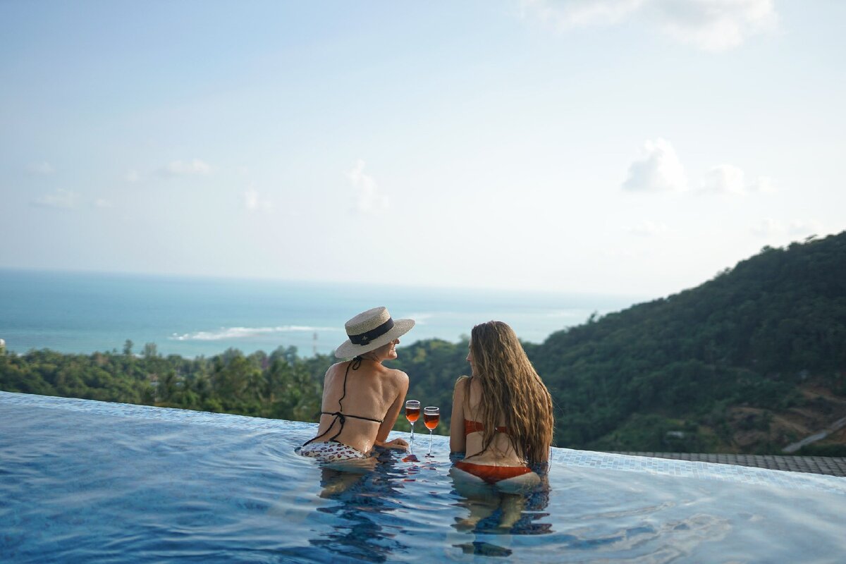 Таиланд. Вид на Сиамский залив. Остров Самуи.