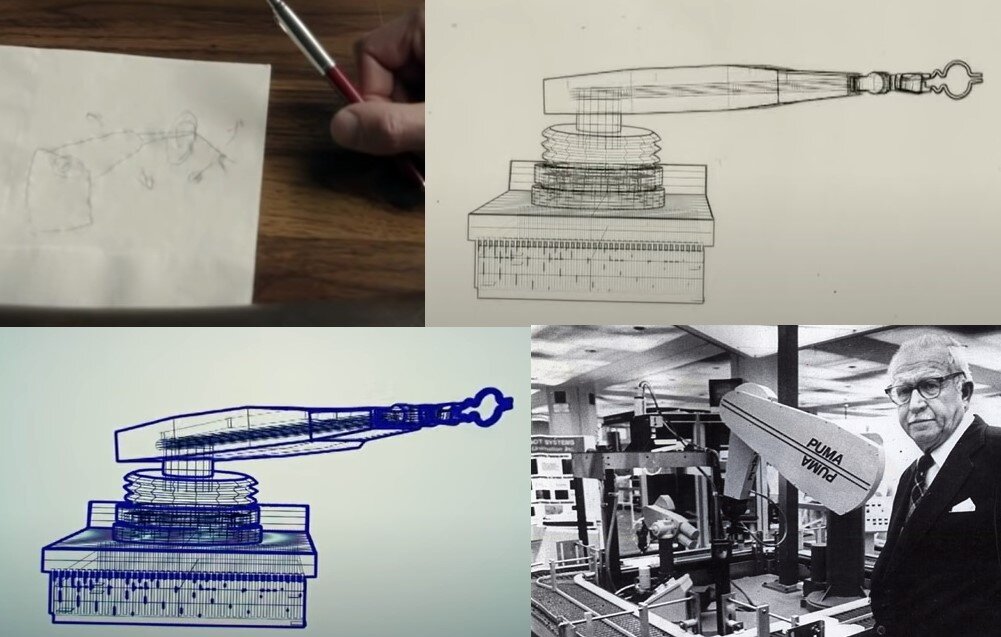 Первый промышленный робот PUMA