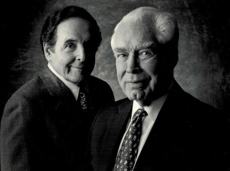 Режиссеры и полноправные авторы сериала «Том и Джерри» Уильям Ханна и Джозеф Барбера / Фото: Jeff Sedlik