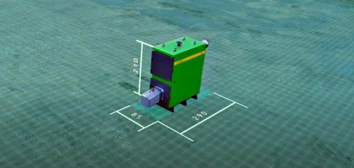 Габариты котла