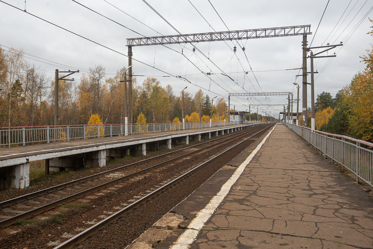 Жд-платформа Туголесье Казанского направления. Московская область. Фото автора статьи