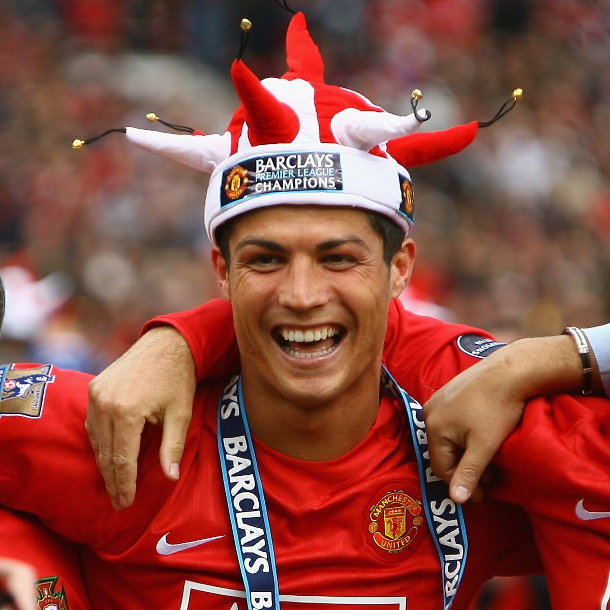 Помните Роналду в Манчестере? Источник: твиттер Goal