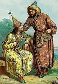 Киргизы - традиционная одежда. 1862 г.