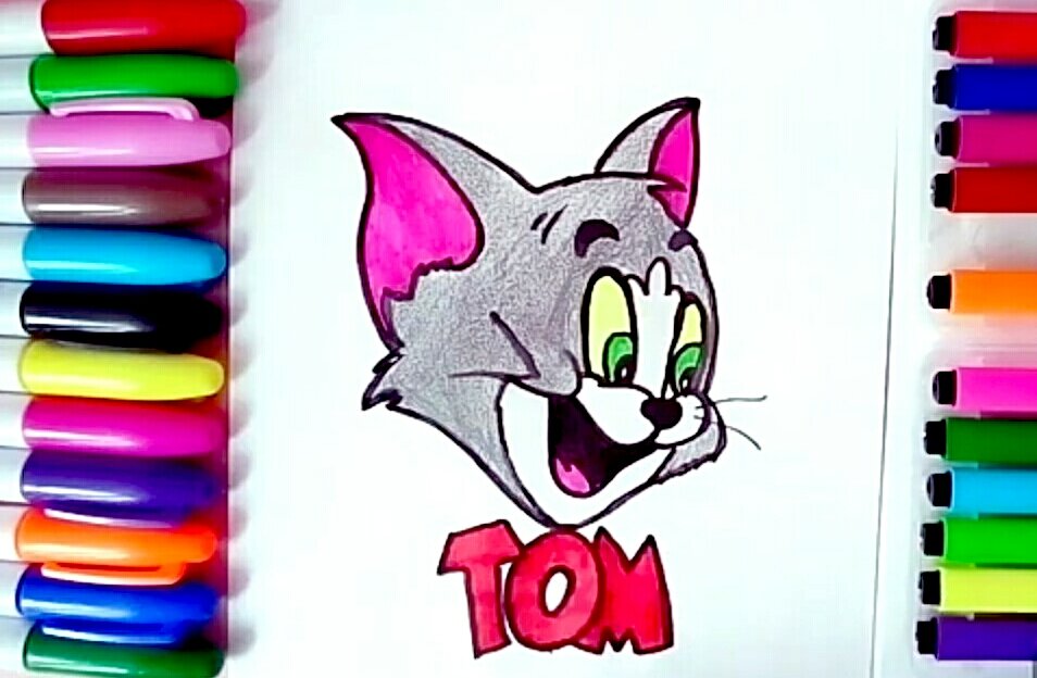 Приветствую всех,кто сегодня решил нарисовать или просто посмотреть,как я рисую веселого озорника Тома.