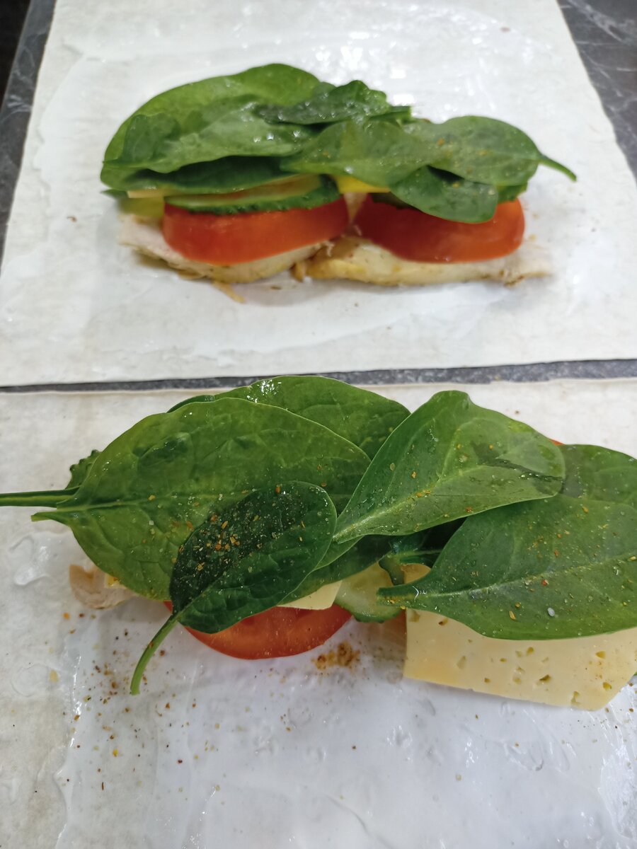 Закуска из лаваша