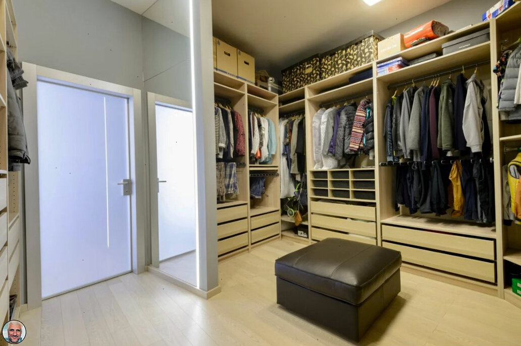 Гардеробная после умного складирования