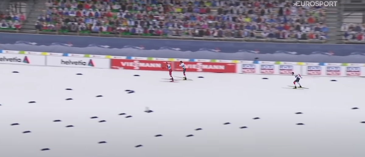 Слева направо: Большунов, Клэбо, Иверсен