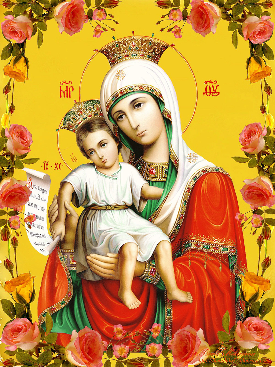 Икона Божией Матери "Достойно есть" (из свободного доступа интернета)