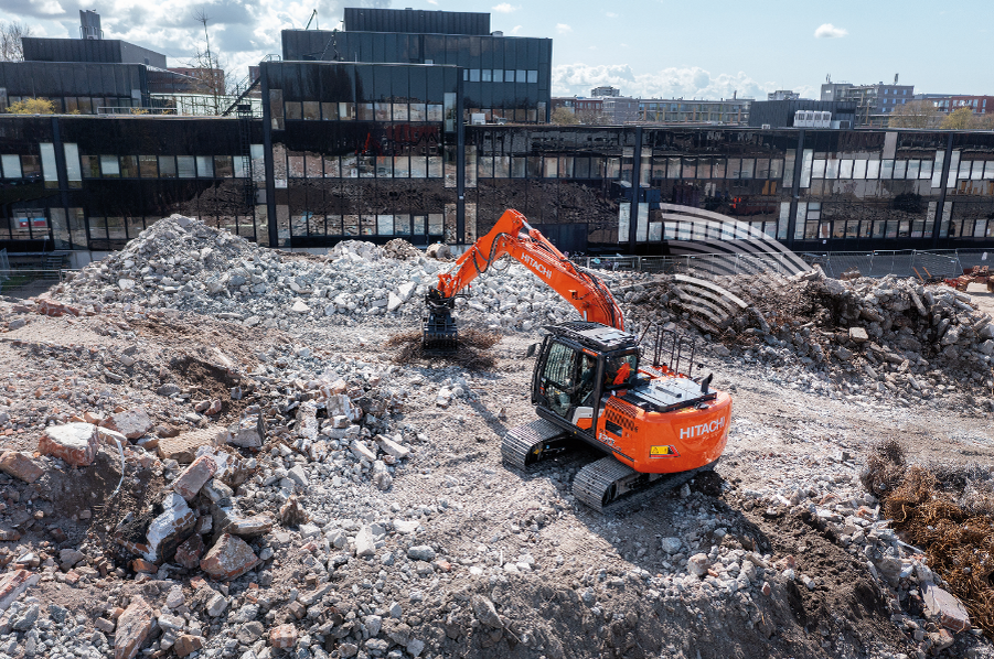 Новые среднеразмерные экскаваторы Hitachi увеличивают прибыль, комфорт и безопасность