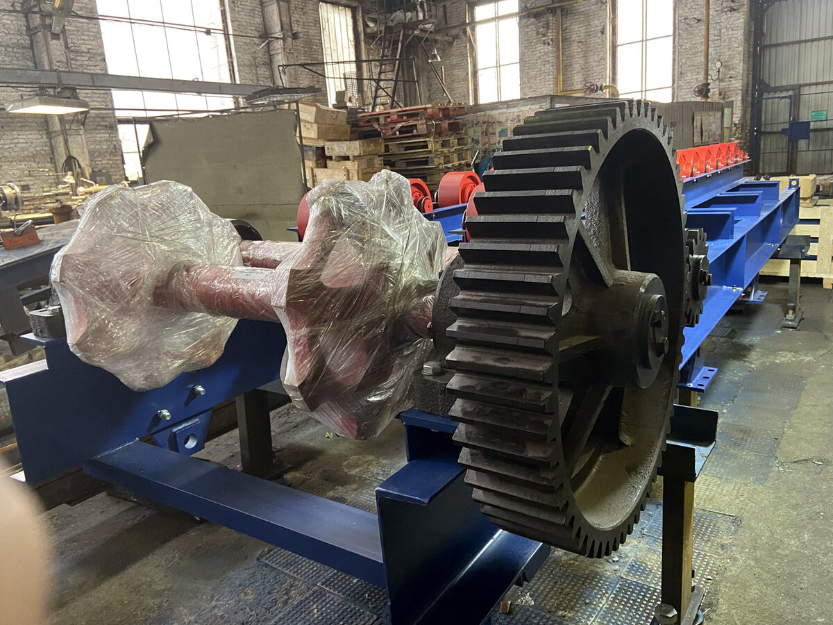 Сборка пластинчатого питателя ТК-15