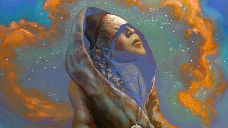 Камлание. Фрагмент картины.