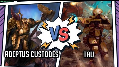 T'AU vs ADEPTUS CUSTODES I Battlereport 750 pts I Warhammer 40k