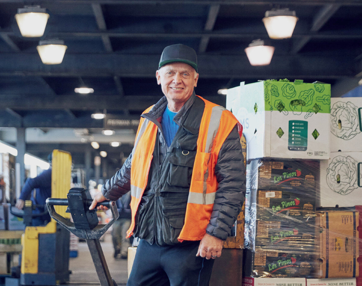 На складе Hunts Point Produce Market 