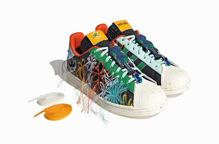 adidas SUPEREARTH в чёрном цвете