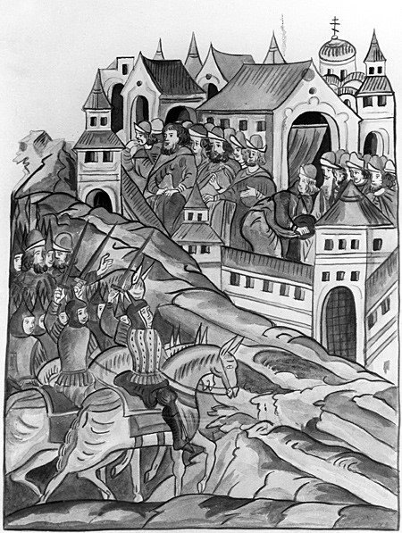 Осада Москвы Ольгердом в 1368 году.