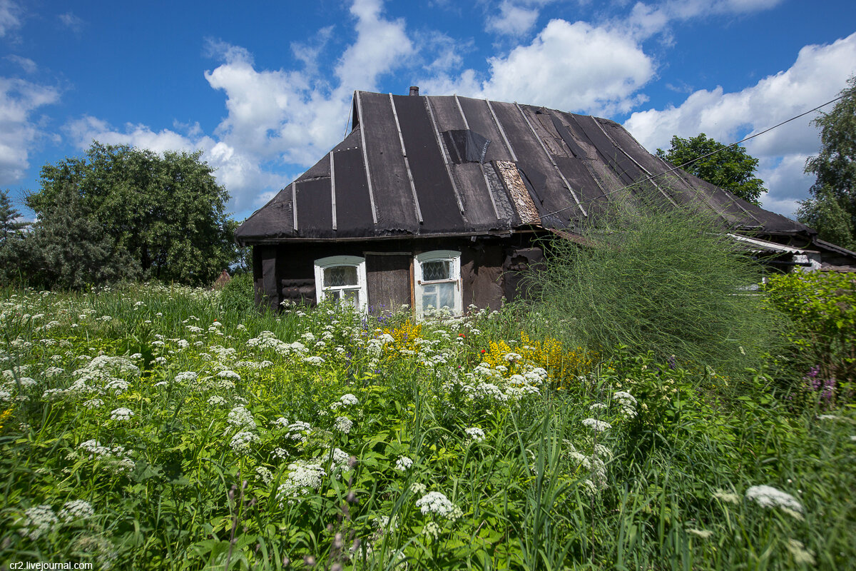 Село Милюково (Никола-Низ) - родина почвоведа Василия Докучаева. Новодугинский район Смоленской области. Фото автора статьи 