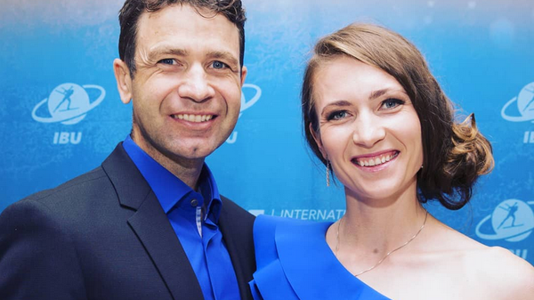    Бьорндален и Домрачева© Фото : Официальная страница в Instagram Бьорндалена