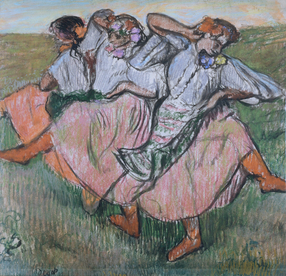 Рисунки из серии "Русские танцовщицы", хранящиеся в разных музеях мира. Фото здесь и далее с сайта журнала "Культурология" 