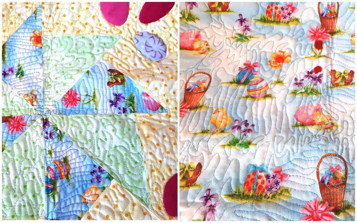 Салфетка в лоскутной технике.