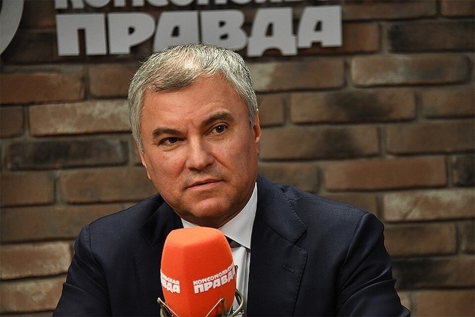     Председатель Государственной Думы Вячеслав Володин. Иван МАКЕЕВ