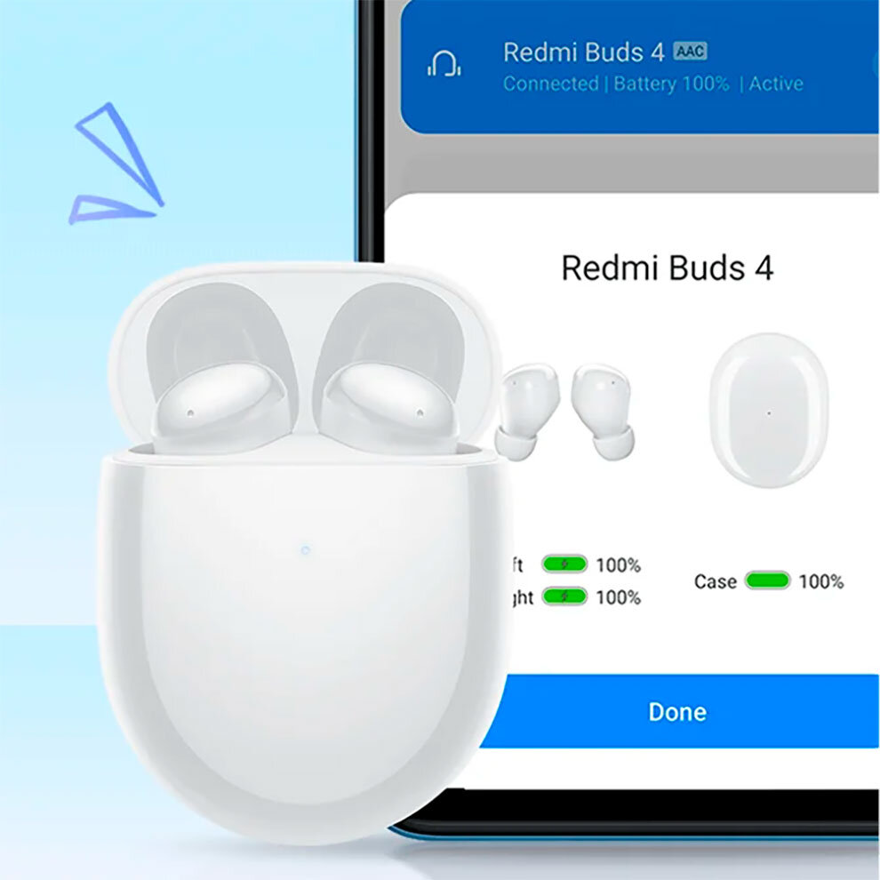 Обзор беспроводных наушников Xiaomi Redmi Buds 4: активное шумоподавление в  3 режимах, игры без задержек и непревзойденное качество звука | Mishka Shop  | Дзен