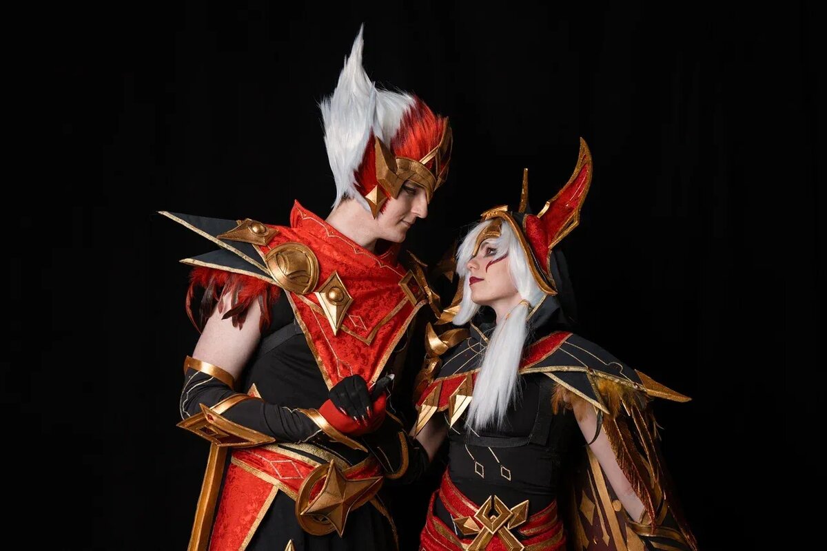 Шая и Рэйкан из Арканы — косплей. Сеттинг: League of Legends. Косплеер Рэйкана: Machinae. Косплеер Шаи: VITALLIYANA. Фотограф: Руслан Фетисов   📷